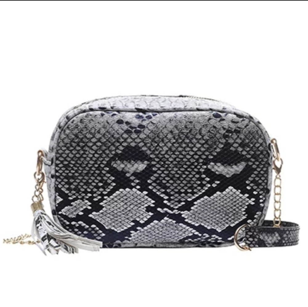 🆕️SALE!Snake Print Crossbody Messenger Bag💕 - Picture 6 of 11